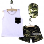 Bộ quần áo cộc rằn ri